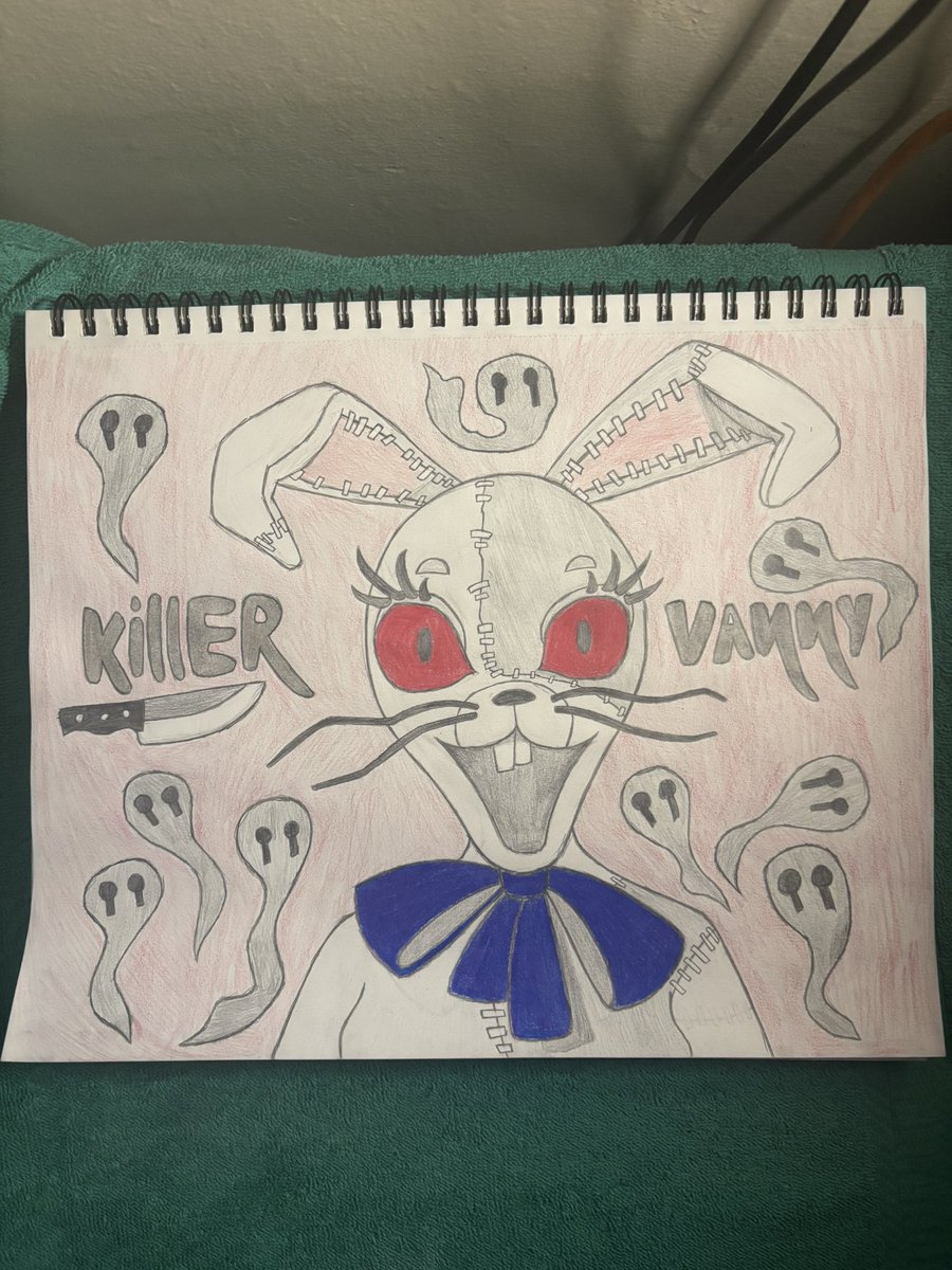 XSoulXT's tweet photo. Vanny🤍🩶❤️💙💜 #art #drawing #vannyfnaf https://t.co/xR2U9AjWJC