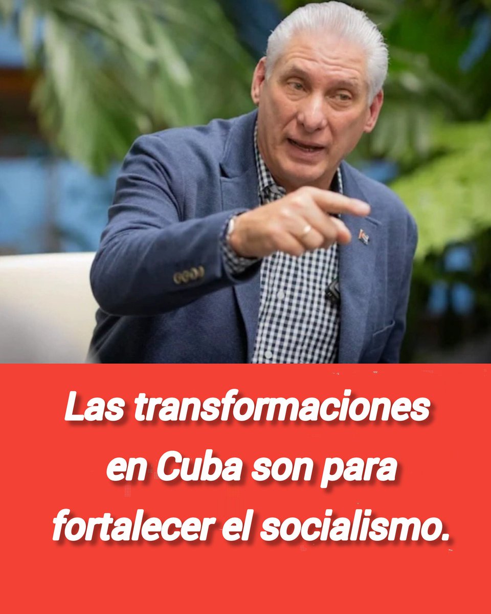 GelacioOviedo's tweet photo. 🔴🔵| Las transformaciones en #Cuba son para fortalecer el socialismo.
El Presidente cubano dejó claro:
🔹 No hay restauración capitalista: Las 176 medidas buscan desatar fuerzas productivas sin traicionar el socialismo."La Revolución es nuestra vida".
#ConLaVerdadSomosMásFuertes https://t.co/ryQ2x2pycE