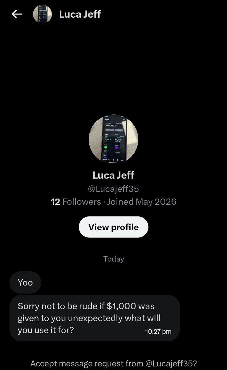 Inv4storCarloG's tweet photo. If you send me message like that I know your scammer hahahaha.

Sorry not interested and $1,000? That like 1 fucking dollars lol
I rather happy with Yeshua Amen. My own Artist King Davy Diamond £20million Music catalogue 2015-2025.

Hahaha sorry try it again next time mate. https://t.co/3Xr14Yspwe