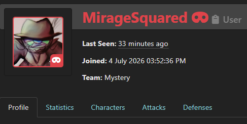 mirage_squared's tweet photo. MY FIRST ARTFIGHT !!!!! GO NUTS ! MORE CHARACTERS ON THE WAY !

#artfight2026ㅤ #artfight #artfightteammystery https://t.co/57XedpgB9d