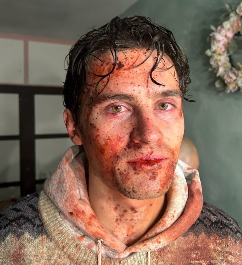 clarkarchive's tweet photo. i still think about this concept constantly to this day. his eyes contrast sharply with the blood. thanks for your service michael johnston https://t.co/t00xMqqz3o