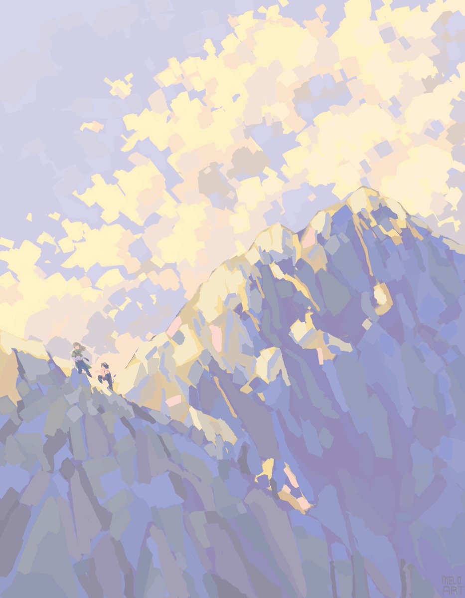 Melo_Artst's tweet photo. can we all have our arguments on top of a mountain at beautiful sunset cuz it was really fun to draw
#theflight #driftsey #aimstwt #flightsmpfanart https://t.co/TQBeL7Z98X
