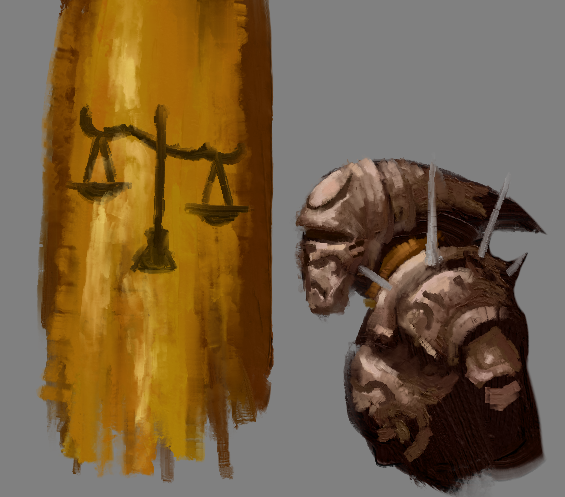 KarltheGoblin's tweet photo. Got a new brush set that I gotta practice and get evil with. Anyways, Hlaalu gaming. https://t.co/2zFb46e04y