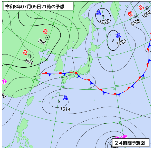 ngy2010's tweet photo. 今日7月5日の天気
前線や湿った空気の影響で雨や曇りとなるでしょう。名古屋 27℃ -1

気象台からのコメント
2026年07月05日(日)04時58分
・5日から6日にかけては、梅雨前線の影響でおおむね雨となり、雨の降り方によっては、レベル2大雨注意報やレベル2土砂災害注意報を発表する可能性があります。 https://t.co/rkVuy29x7Y
