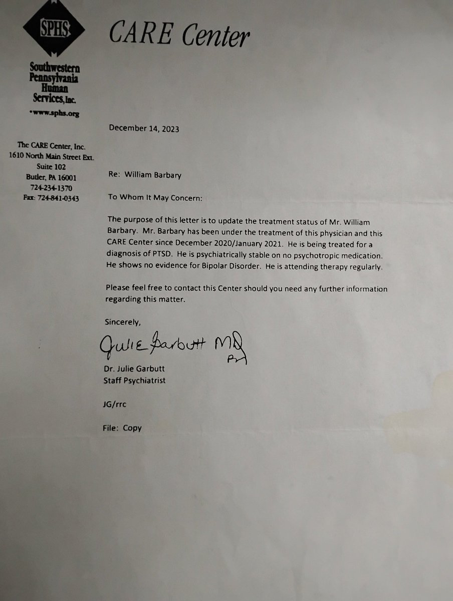 HardtMasonry's tweet photo. In case you need proof of the "lifelong diagnosis" lie

2018 Psych doctor:  "You have been an alcoholic for 20 years and you are going through a divorce and custody issues and you quit your job?   Even though you came in drunk, you are Bipolar."

2019 Psych nurse:  "If you don't take your meds, you won't get out of this psych ward."

2020 CYS:  "If you don't take your meds, you won't see your child." 

2021 Social Worker:  "If you don't take your meds I will tell your probation officer.  I can make your life easy or a living hell."

2022 Probation Officer:   "If you don't take your meds, you won't get out of jail and will remain in jail for another 14 months.  You are a danger to yourself and the community.  You have to admit you have a disease.  It's not your fault.  You have a chemical imbalance.  This is something you are going have to deal with for the rest of your life."

2023 Psychiatrist:  "You aren't Bipolar, you have PTSD!!!  You were misdiagnosed!!!   Our bad.  Psychiatry is more of an art than a science." 

Me:  "That's ok.  I didn't mind spending a total of 15 months in jail, a year and a half on house arrest, paying over $20,000 in fines, court cost, and supervised child visits, losing 6 years of proper child parent bonding, being charged with a DUI from med withdrawal and authorities thinking my meds were opiates losing my driver's license for a year trying to run a business, and numerous other criminal charges from the effects of the meds.  I'm just glad I didn't get that lifelong diagnosis strain of mental illness."

Psychiatrist:  "Here are some letters that should make up for all that.  Just don't make them public to discredit our "life long" diagnose and medicate business model.  It might give people hope and question the legitimacy of the current mental health modalities."

Obviously I am paraphrasing, but some are actual quotes.   You can hear the whole story in the first 8 minutes of the video in my pinned post.

#MentalHealthAwareness 
#MentalHealthMatters 
#MentalHealth