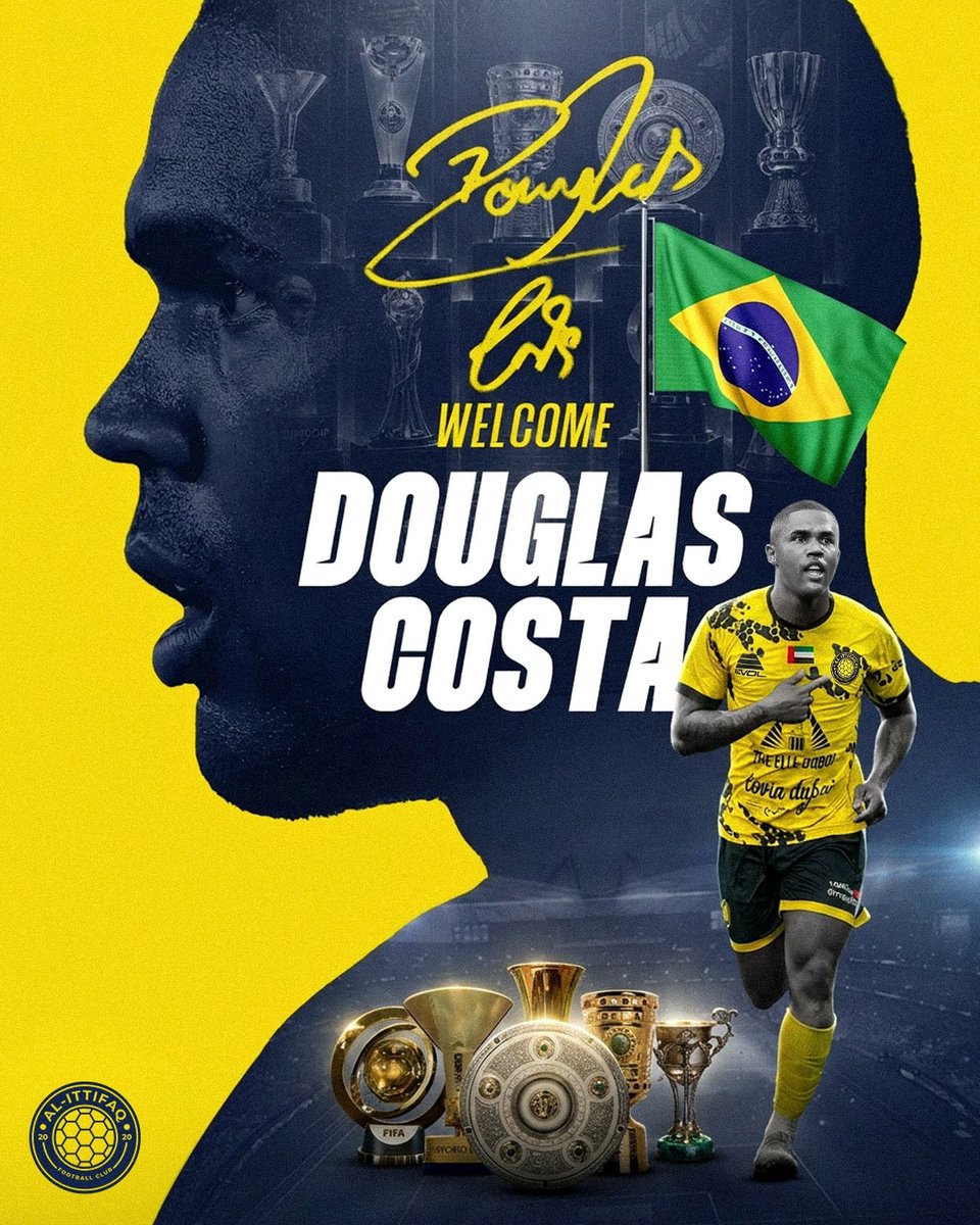 mercatosphera's tweet photo. 🇦🇪 El #Al_Ittifaq ha fichado al extremo brasileño Douglas Costa (35 | #ChievoVerona) como agente libre. https://t.co/r0mxBxSNiB