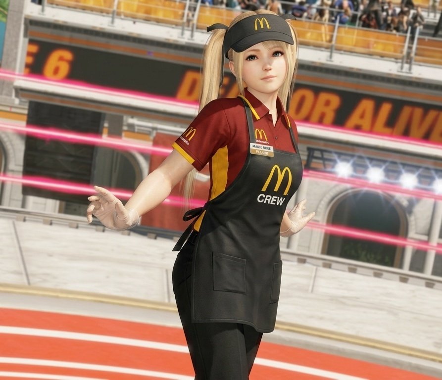 DAN65535's tweet photo. Instead of old-school idol outfits, I want something funnier—like a McDonald's crew uniform! https://t.co/p3A4tpWrlT