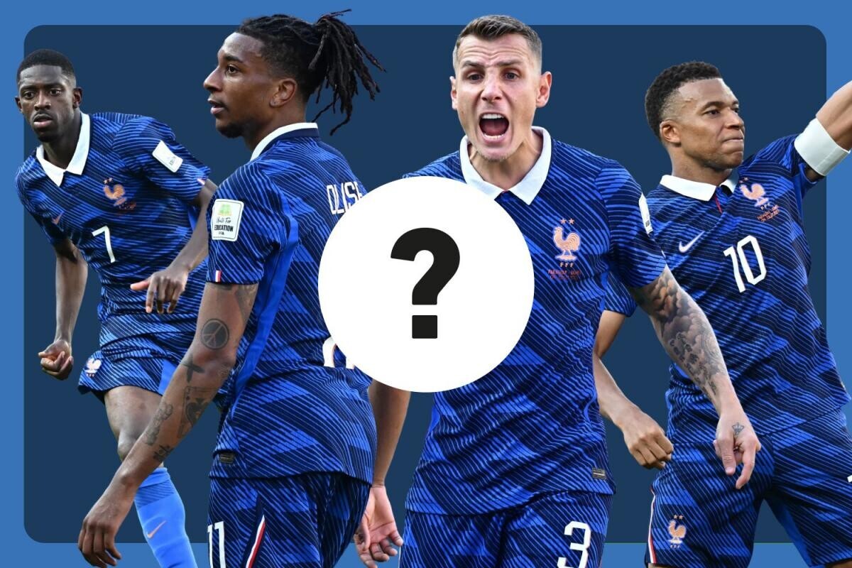 lequipe's tweet photo. Notez les Bleus après la victoire de l'équipe de France face au Paraguay en 8es de finale de la Coupe du monde

➡️ https://t.co/rkIQ4xi65q https://t.co/aa10t7NX2M