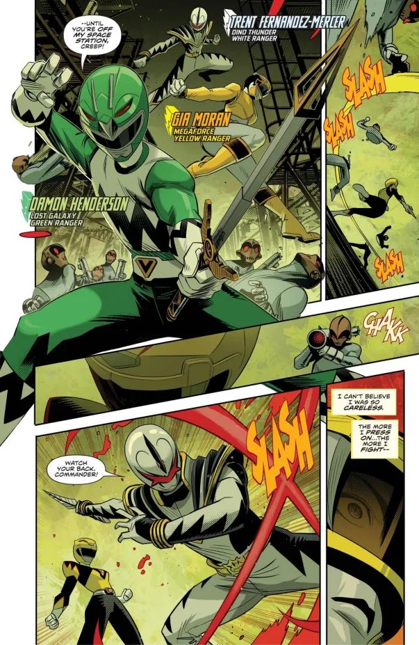 KingSevenSeas's tweet photo. Power Rangers Unlimited #1 is everything that I wanted as a Rangers fan! It combines all 30 years of Rangers history into a fun bombastic mission! 

Having Trini leads a squad of Rangers of all era creates so much potential for missions and threats. Maximizing its history. https://t.co/BS3VM7eJg4