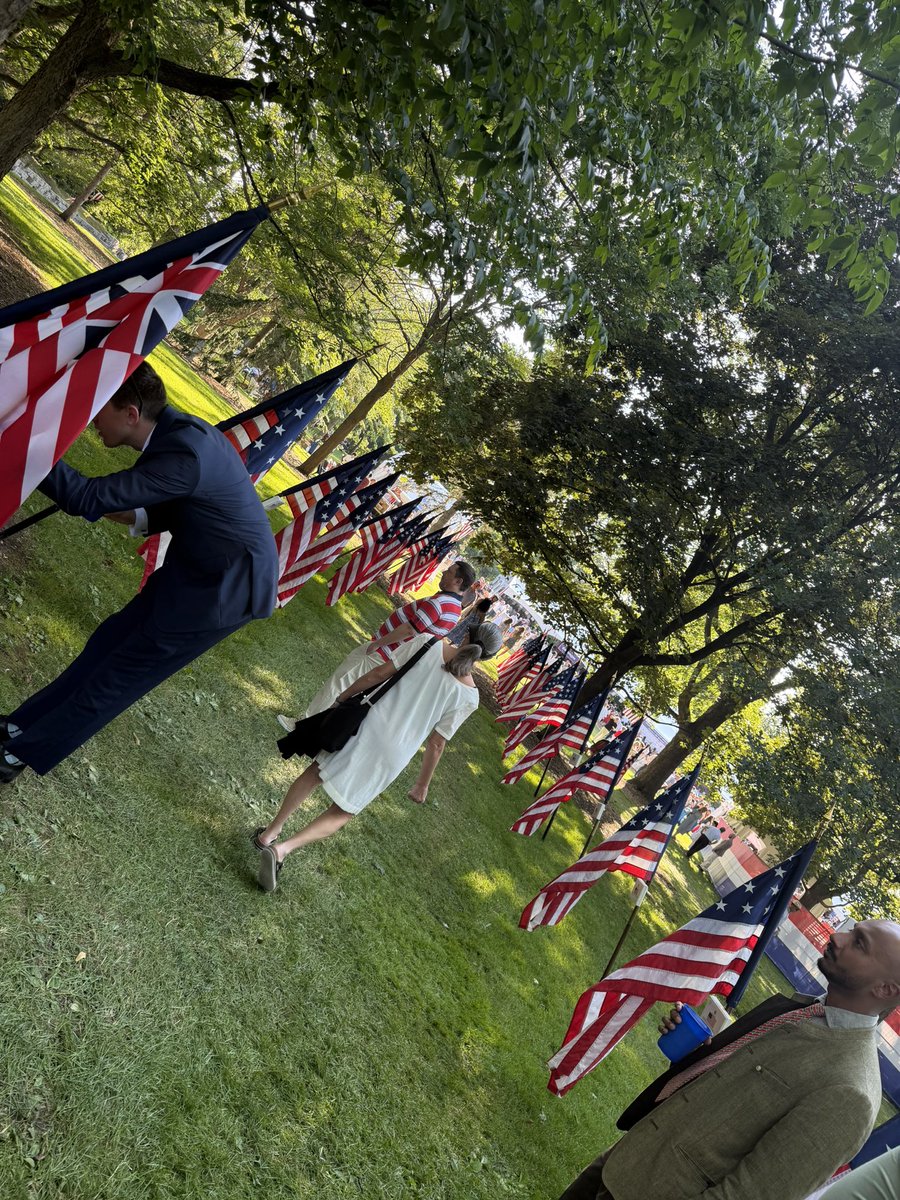 TWilsonOttawa's tweet photo. Colin and I had a wonderful time at the U.S. Embassy 4th of July party celebrating 250 years of freedom and liberty. A special thank you to Ambassador @USAmbCanada and staff for the invite. The fighter jet fly-by was a real highlight. 🇨🇦🎉🇺🇸🎊🛩️ #letfreedomring #friendsandneighbours