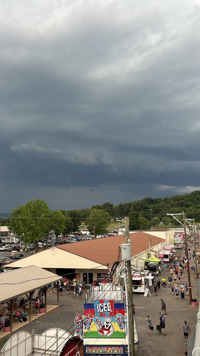 PortRoyalSpdway's tweet photo. We are currently under a delay here at Port Royal Speedway with a storm positioned right above the race facility. https://t.co/BmvGsw2nCU