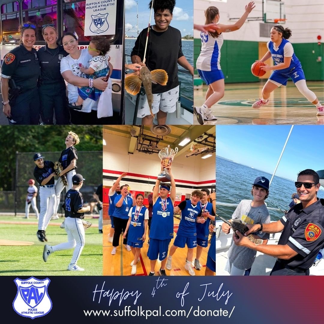suffolkPALs's tweet photo. Happy 4th of July from all of us at PAL! 
#Happy4thofJuly #notforprofit #IndependenceDay250 https://t.co/S1TOituKIJ