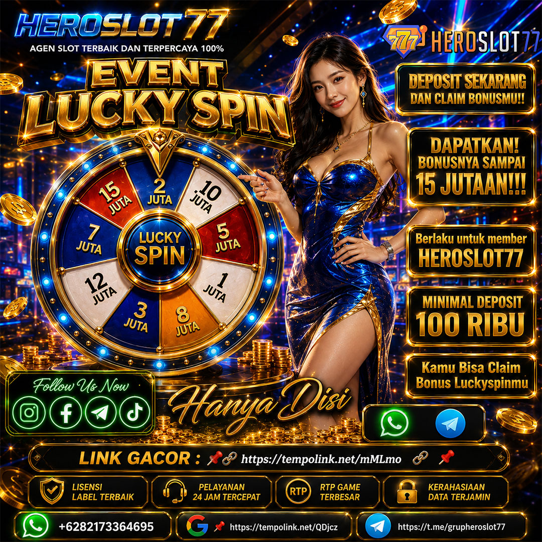 herotweet77's tweet photo. Event Lucky Draw siap bagi-bagi hadiah menarik untuk kamu yang beruntung. Jangan sampai ketinggalan momennya, karena setiap kesempatan bisa jadi hadiah besar menantimu. Yuk ikut meramaikan sekarang dan rasakan sensasi keberuntungannya! ✨ https://t.co/KnwQLbHmBs
