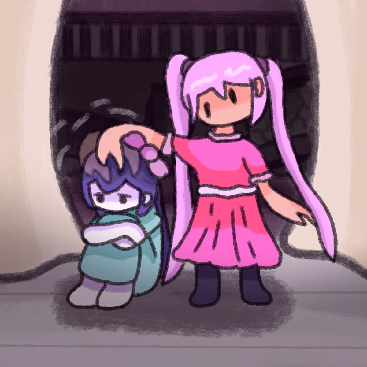 ValzZvid's tweet photo. In short- "I had an idea for a drawing. I drew it. I'm not very satisfied with the result. But I couldn't improve what I had.". As usual.
#Omori 
#Omorifanart https://t.co/Olds00OM6u