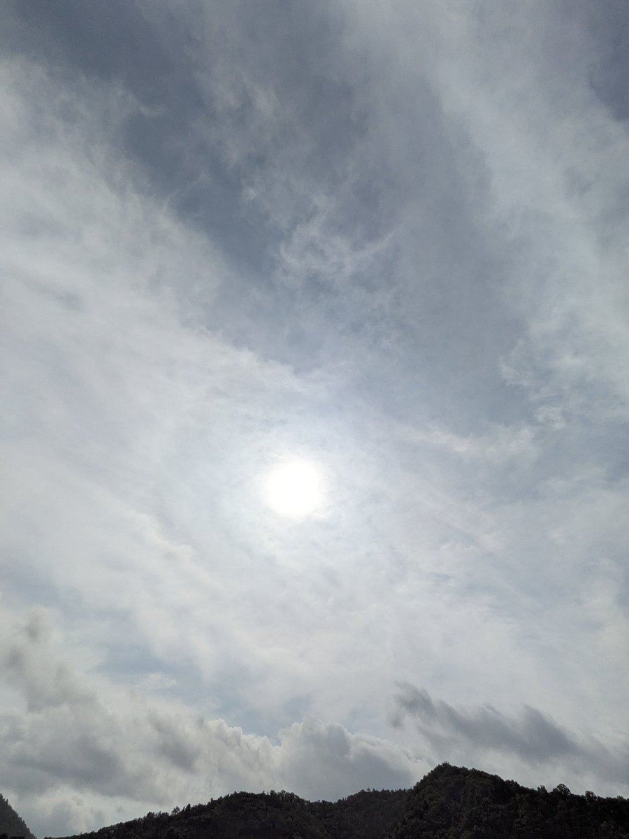 miki_nitta's tweet photo. 薄雲で辛うじてハロが見える。
伊達市にて。
#halo_jp #イマソラ #空ネット https://t.co/KlZ9mZwebZ