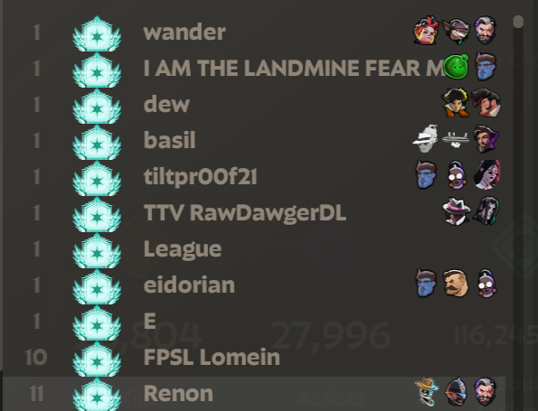 RenonTTV's tweet photo. Im almost rank 1 #deadlock https://t.co/2mL7UMg97T