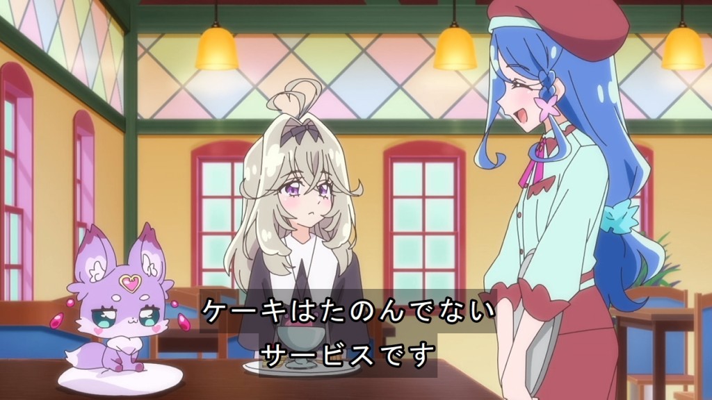 YukiAnilog's tweet photo. 甘い物を食べて素直に感嘆しているるるかちゃん可愛い #precure #たんプリ https://t.co/z5V7VoYmFU
