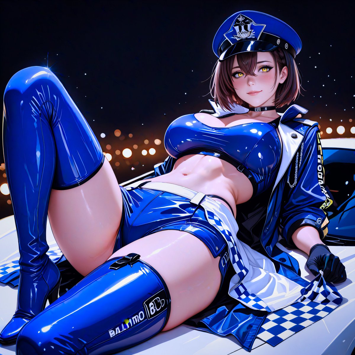 Xephyr1337's tweet photo. F1 : Baltimore

She looks GLORIOUS in her original Race-Queen outfit!
#Baltimore #AzurLane #waifu #RaceQueen #aiart https://t.co/CLHtQnbtGP