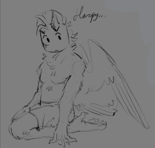 TwiceTheTwice's tweet photo. "sword." -> harpy sword.. https://t.co/hvAvfKZgRh https://t.co/gHfI2Jfvj7