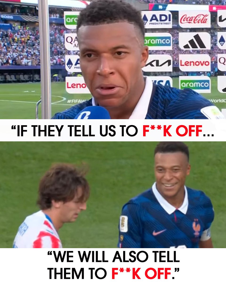 MenInBlazers's tweet photo. Kylian Mbappé dropped the diss track of the summer 😳 https://t.co/pEQMzXdKXT