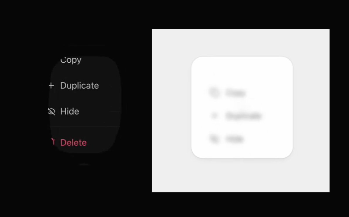 joshpuckett's tweet photo. @ankur5ahu good start! Animate the content though too, so it doesn't just read like a mask reveal (original snapshot on right) https://t.co/w4FckDZdZg