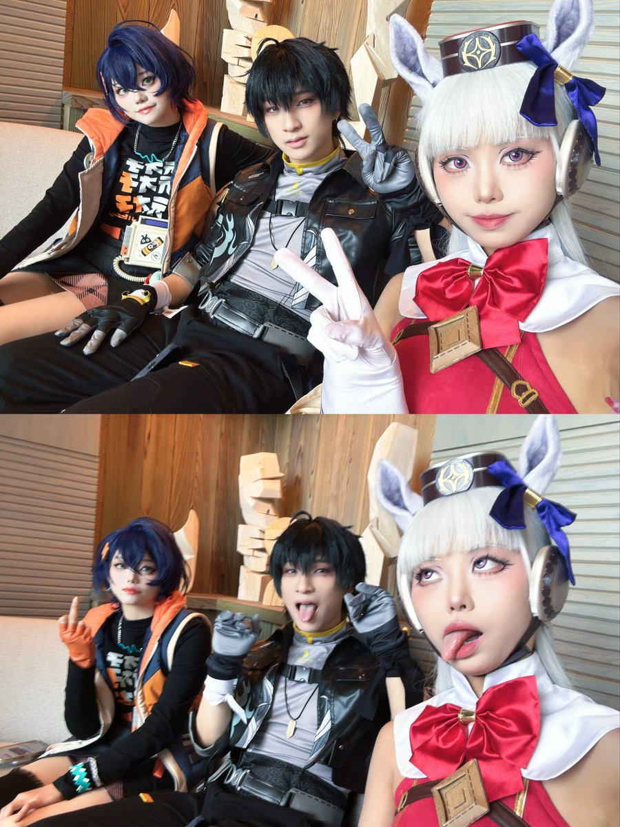 Flantan_'s tweet photo. Day3: I didn’t get the memo to wear Chinese gacha MC fits 🙈
#AX2026 https://t.co/sfDDhHpn0g