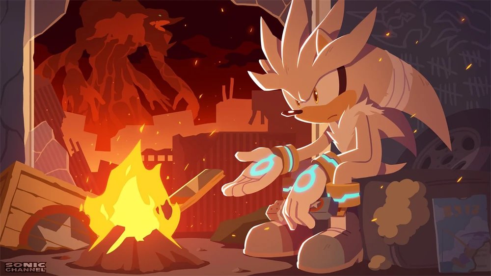 PrettyFluffyBoy's tweet photo. The kid sidekick is a symbol of innocence, hope and endless possibility worth guiding and protecting.

Silver has always had to be his own hope. Soft, childish innocence couldn't survive in Crisis City. When Silver was Tails' age, he was already fighting Iblis himself every day. https://t.co/OshCWfjzQo