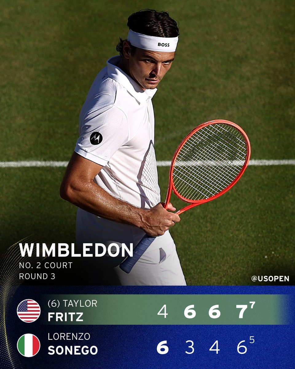 usopen's tweet photo. Fritz heads to round 4️⃣ in 4️⃣ sets! https://t.co/mtYscRkZjt