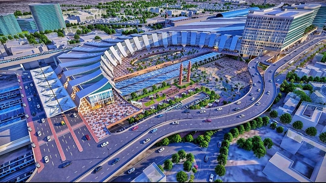 PlusPointIndia's tweet photo. 📢Ahmedabad (Kalupur) Railway Station is being transformed into India's first 16-storey vertical multimodal transport hub at an investment of ₹2,400 crore.

Targeted for completion by July 2027

Follow @PlusPointIndia https://t.co/P29ckG3BpJ