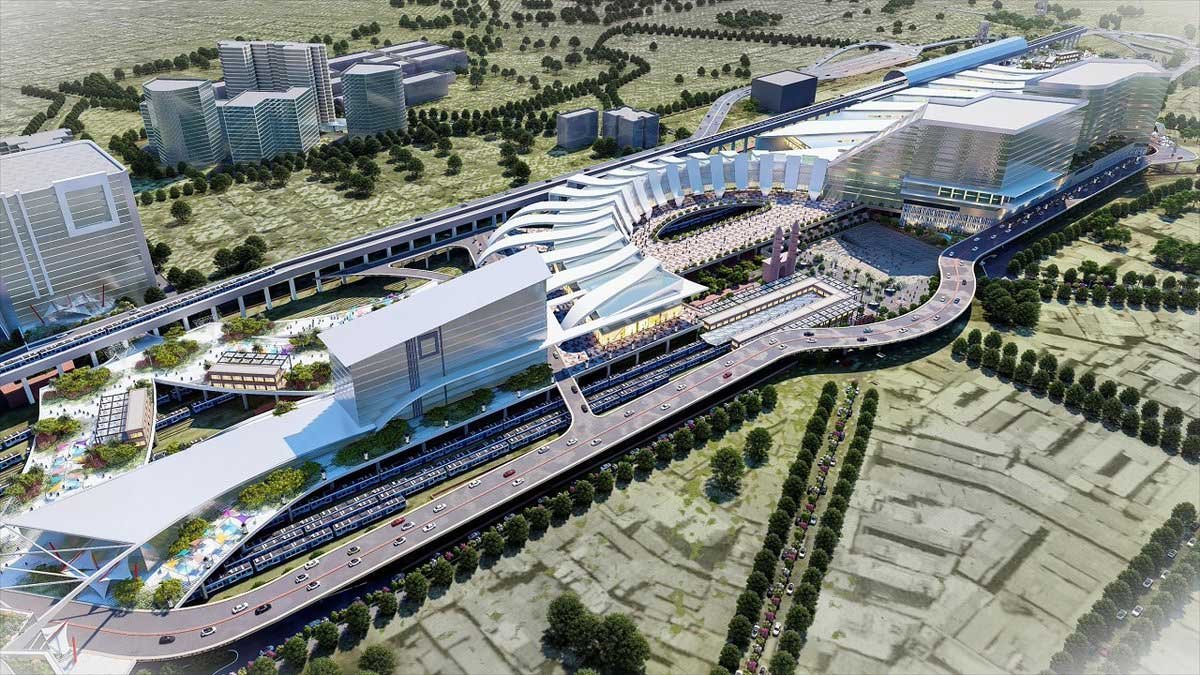 PlusPointIndia's tweet photo. 📢Ahmedabad (Kalupur) Railway Station is being transformed into India's first 16-storey vertical multimodal transport hub at an investment of ₹2,400 crore.

Targeted for completion by July 2027

Follow @PlusPointIndia https://t.co/P29ckG3BpJ