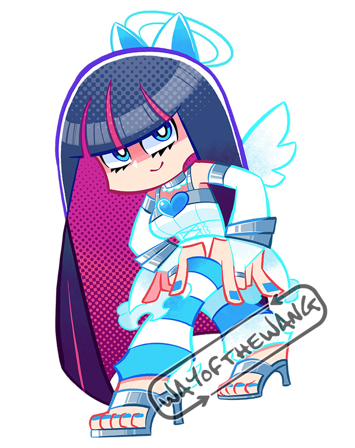 WayoftheWang's tweet photo. Panty &amp; Stocking https://t.co/yC7szWXklp