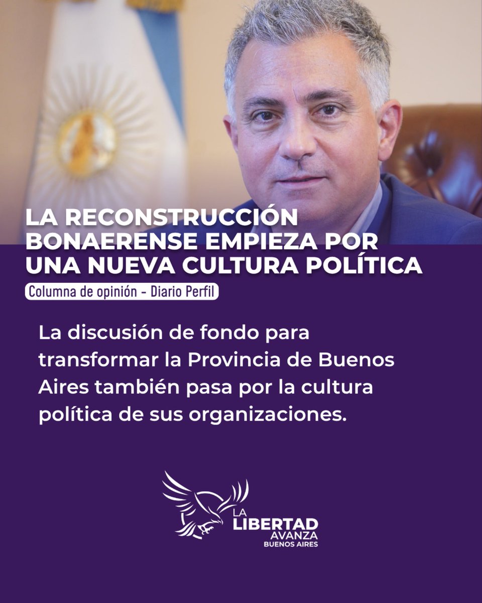 SPareja_'s tweet photo. La reconstrucción bonaerense empieza por una nueva cultura política.

https://t.co/iYplOPGyT6 https://t.co/rXHoBxy3e4