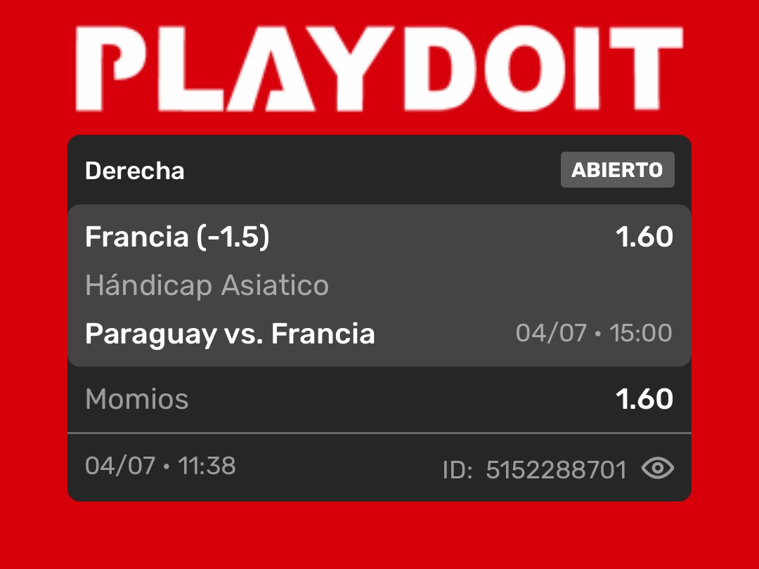RV_Picks's tweet photo. #Paraguay vs #Francia 🇫🇷
Partido de eliminación directa con un favorito muy marcado y una lectura clara: jerarquía, ritmo y margen correcto.
No buscamos solo ganador; buscamos valor en el mercado adecuado. 👀⚽
✅ Pick en la imagen.
#Mundial2026 #RVPicks #PicksGratis #ApuestasDeportivas #Tipster