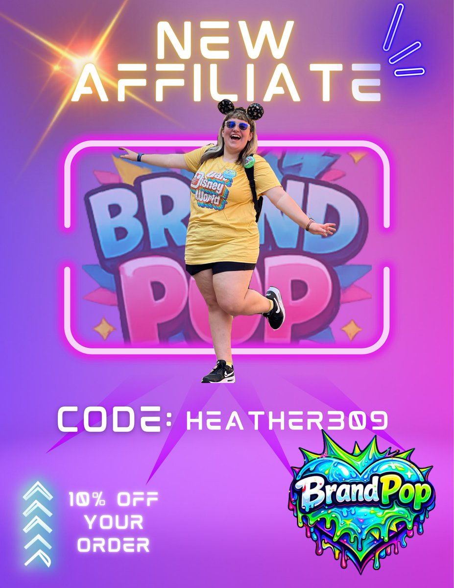 _Heather309's tweet photo. I like to announce that I’m an affiliate with @BrandPopStudios!! 
Use code heather309

Link to website:
https://t.co/sFGwiapijy https://t.co/CM5knQYnvI