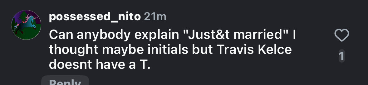 coulda_shoulda_'s tweet photo. “Travis Kelce doesn’t have a T” reread that very slowly for me https://t.co/tI9fnVR2cr