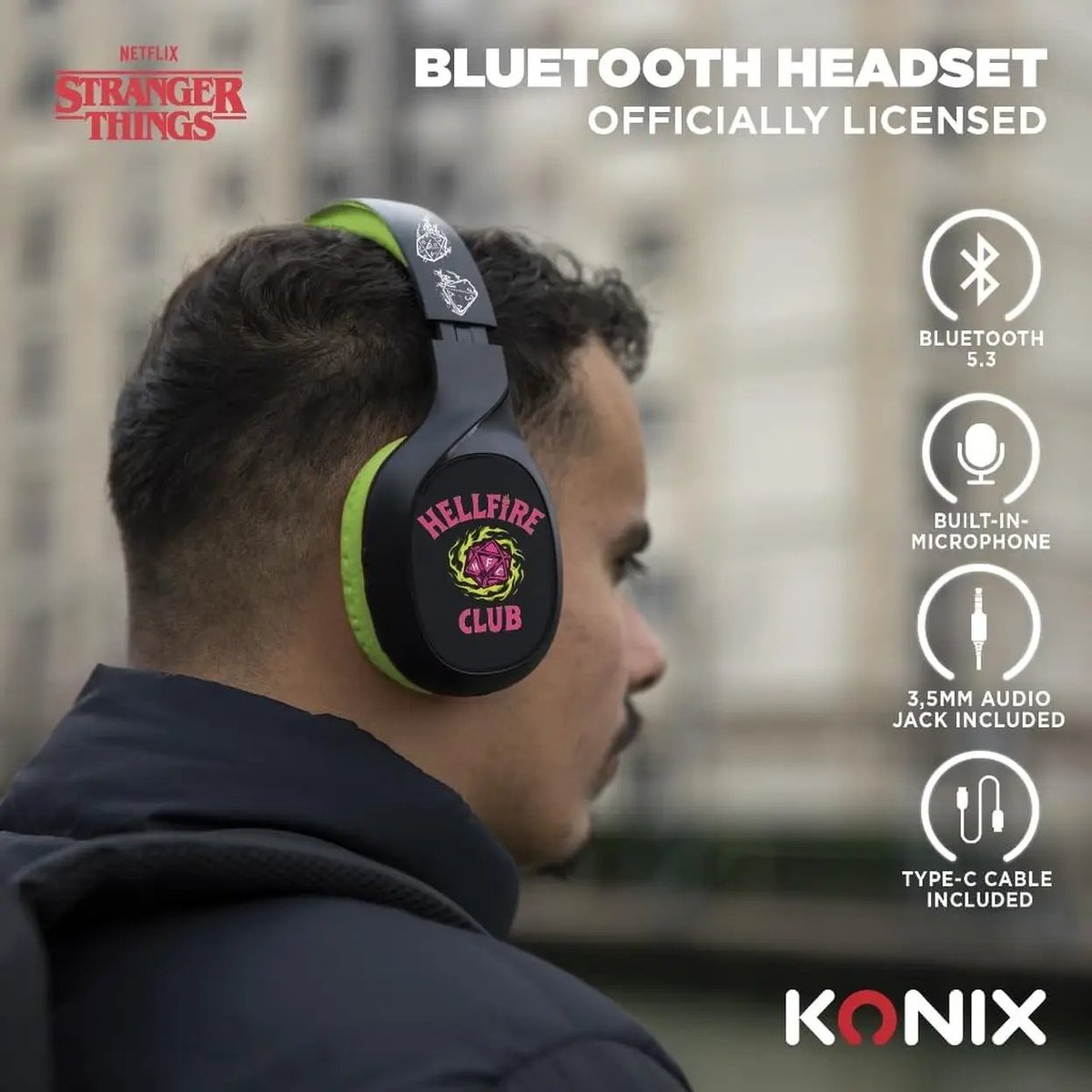 selectandshare's tweet photo. Pour les fans de la série #StrangerThings , le casque avec la marque Konix est en #promo 

🎧 https://t.co/ojD1ntGBc2 https://t.co/dyItHCjLLs