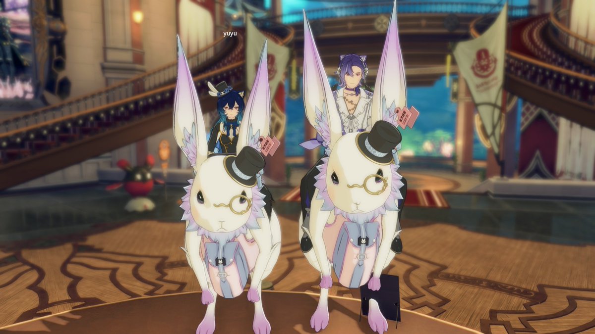mesoosoup's tweet photo. ギルドメンバーの協力でウサギ🥰をゲットすることができました。手伝ってくれた皆さん、ありがとう😇 
ハッピー(⁠≧⁠▽⁠≦⁠)
#スタレゾSS https://t.co/qqkVPNCvd6