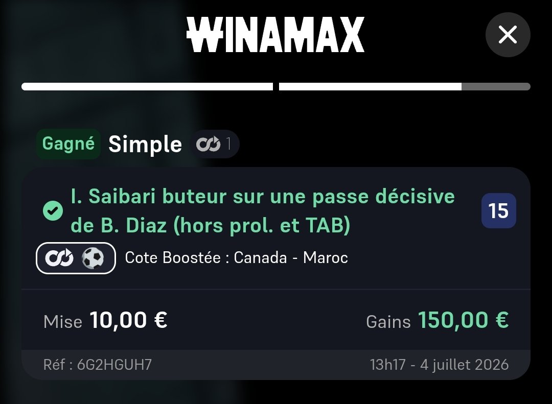 BabouTips's tweet photo. ÇA C'EST BEAU ✅

#TeamParieur #TeamParieurs #Pronos https://t.co/GwQy8sfSPN