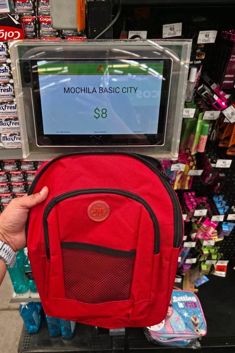 LiquidaPromos's tweet photo. Liquidación de Mochila pasa en $8 pesitos en Bodega Aurrera🤩 💕
🚨 Únete a nuestro grupo de liquidaciones para más ofertas como esta, comenta "grupo" y te mando el link por dm
#ofertas #rebajas #remates #liquidaciones https://t.co/kyu2JLz7tU