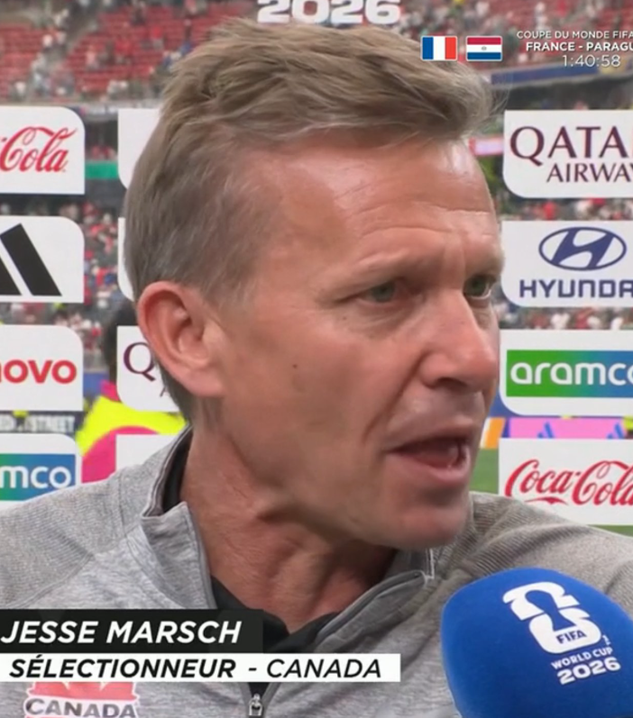 TouchlineX's tweet photo. 🚨🗣️ Jesse Marsch (Canada's manager): "In terms of intensity and tactically, we were superior in the first half and for part of the second half."

"But they have players of great quality who perform at the highest level." https://t.co/EU3aC2DuT5