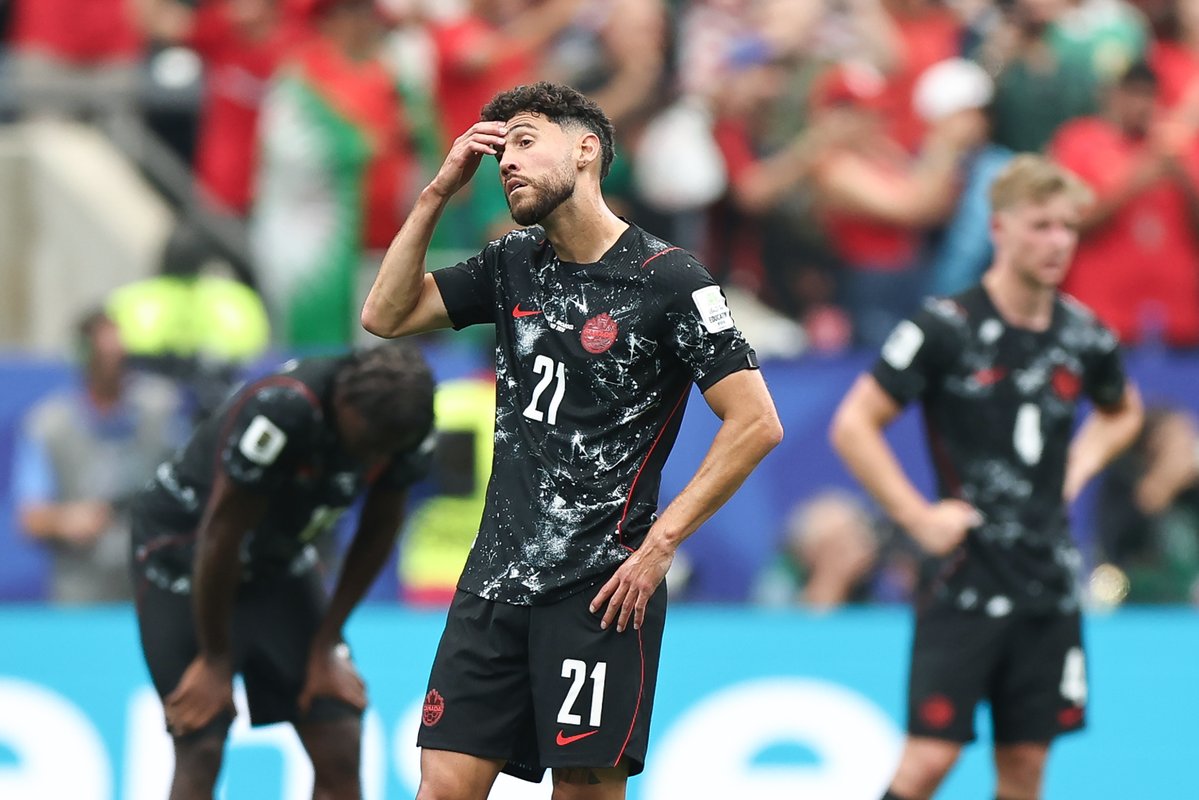 Rap's tweet photo. Canada becomes the first co-host country to be eliminated from the FIFA World Cup ❌⚽

They faced a 3-0 defeat to Morocco https://t.co/87TDmZ1b4a