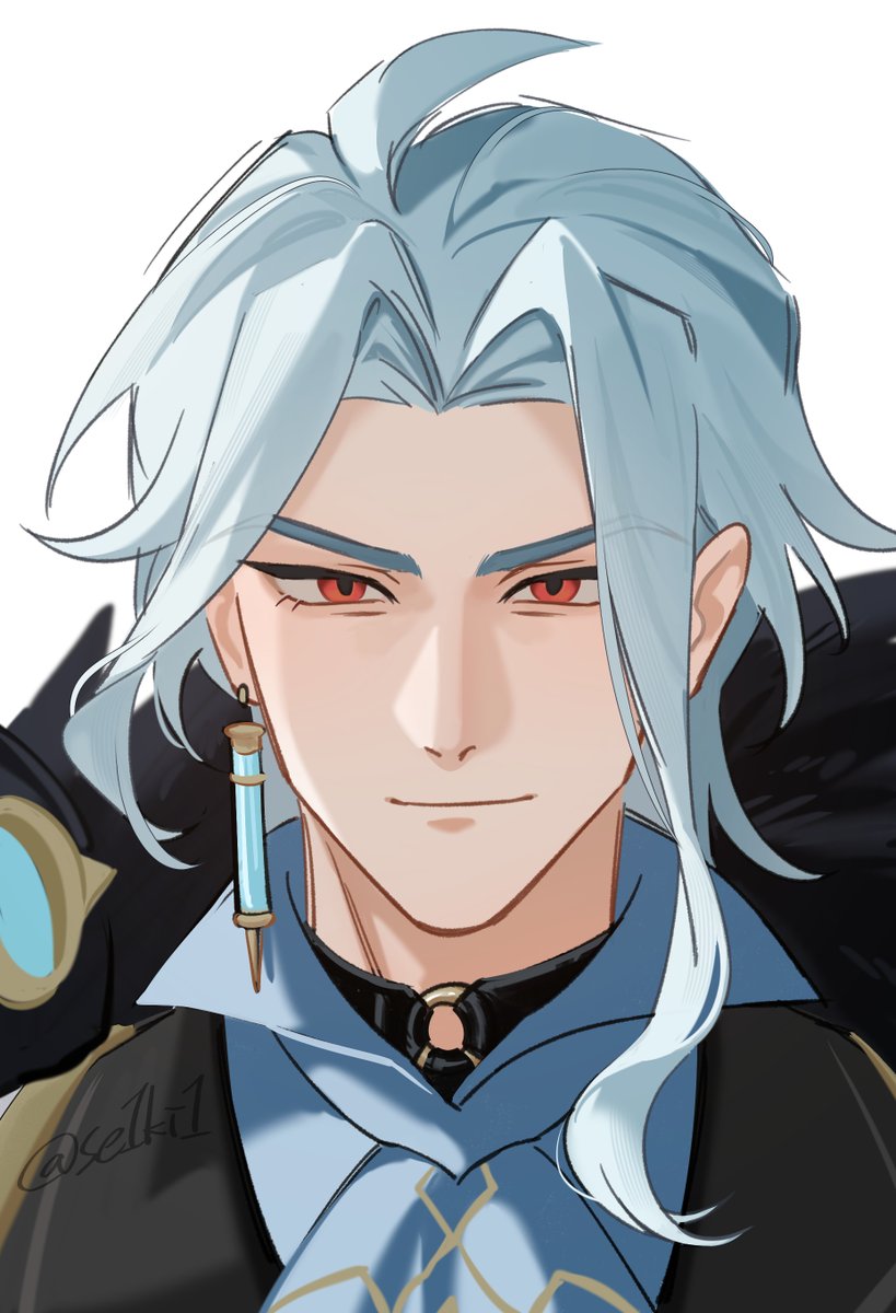 se1ki1's tweet photo. headcanon for what Zandik looks like #dottore https://t.co/dsA5RVcL0f