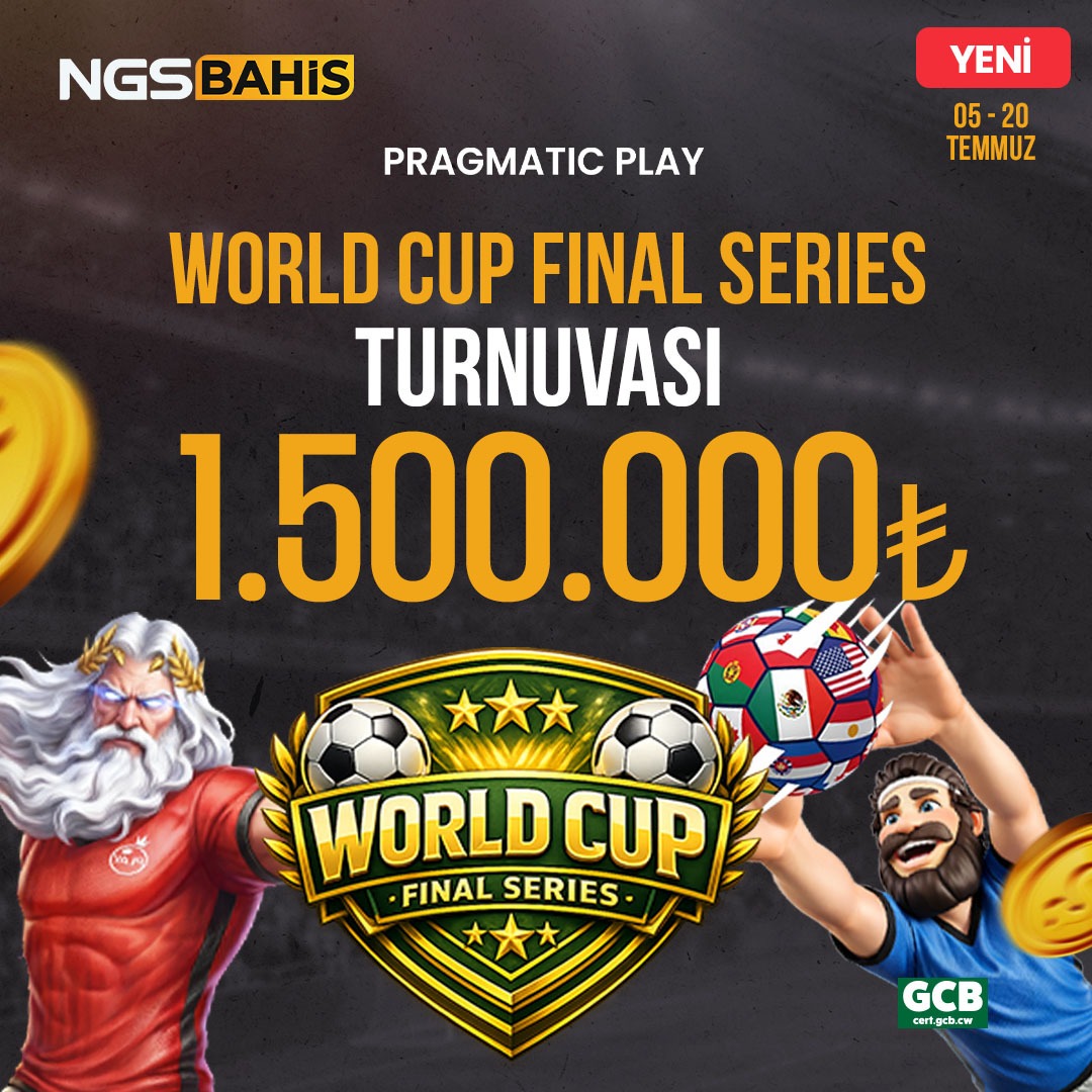 NGSxVip's tweet photo. 🌍 Dünya sahnesi hazır, sıra sende!
🔗 NGSBAHİS Giriş: https://t.co/5K5Tw0VG8f

World Cup Final Series Turnuvası ile 1.500.000₺ ödül havuzu seni bekliyor. Rekabet yükseliyor, kazananlar belli oluyor! 🚀

#PragmaticPlay https://t.co/K8Q0uZPRDy