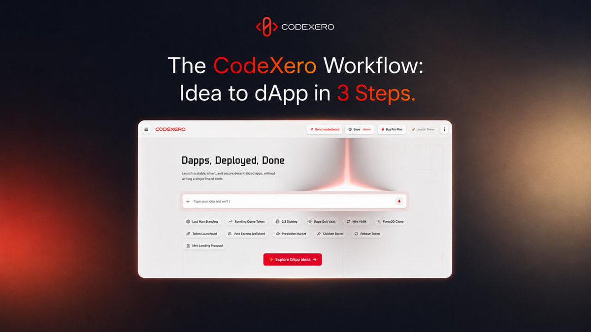 CodeXero (vibecode/acc) tweet media