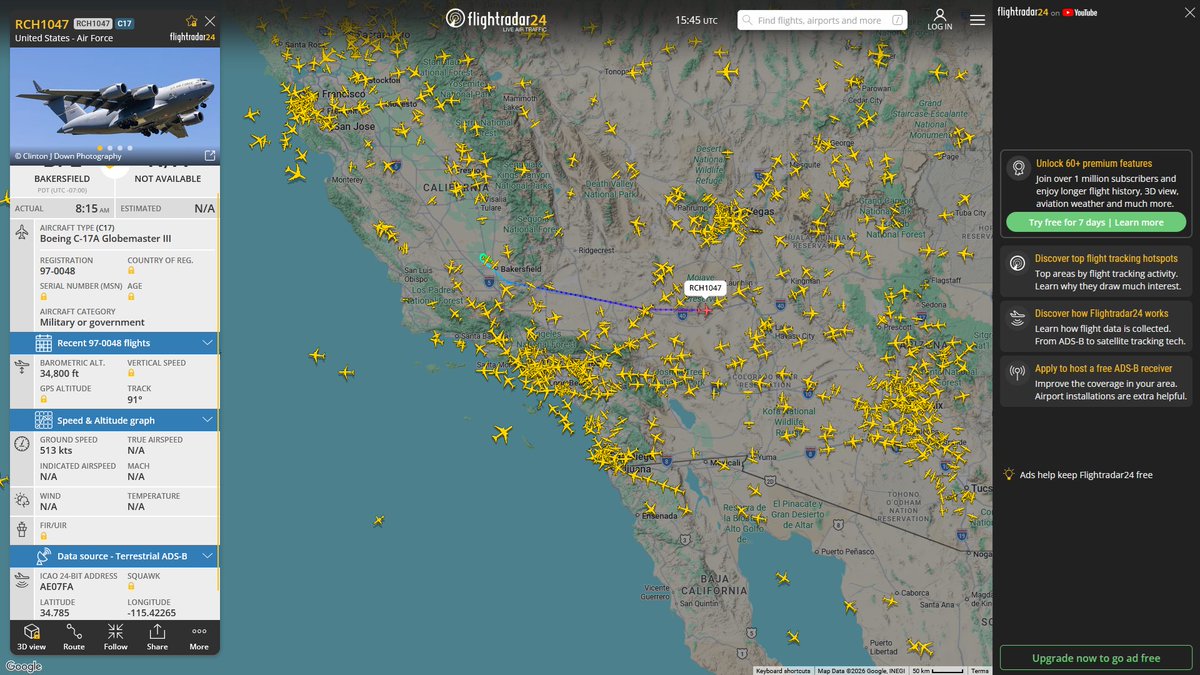 AIYeyENGDdJkjTr's tweet photo. July 5, 2026
#Wright-Patterson AFB, Ohio #Joint Base Charleston #Miami-Opa Locka Executive Airport #Meadows Field Airport, Bakersfield ==> #Joint Base Charleston
#RCH1047 #AE07FA USAF C-17A Globemaster III https://t.co/SWvKC43dBF