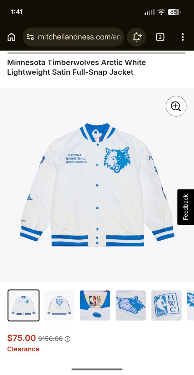 unkleChichi's tweet photo. #MitchellandNess sweet wolves jacket for those who need a satin jacket in July! https://t.co/C9AGmnLYQf
