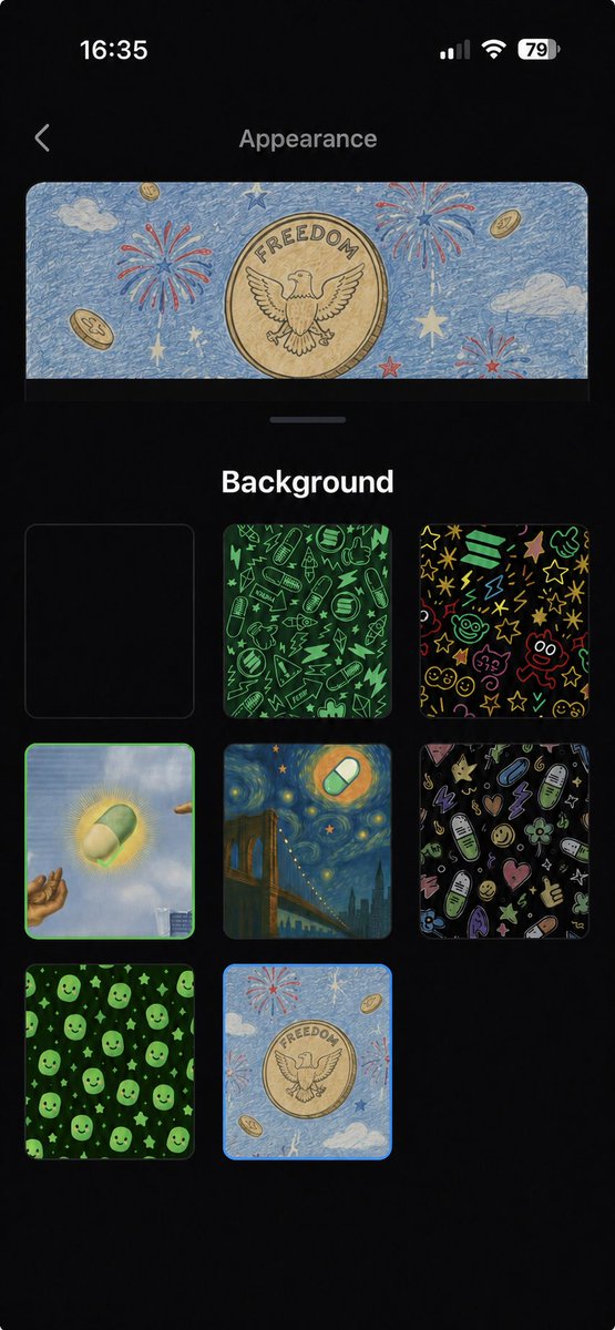 ZzLemon721's tweet photo. PUMPFUN JUST ADDED NEW BACKGROUND FOR 4th OF JULY AND IT HAS FREEDOM COIN ON IT!!!
THEY GAVE US FREE RUNNER FOR TODAY https://t.co/S1jdequm23