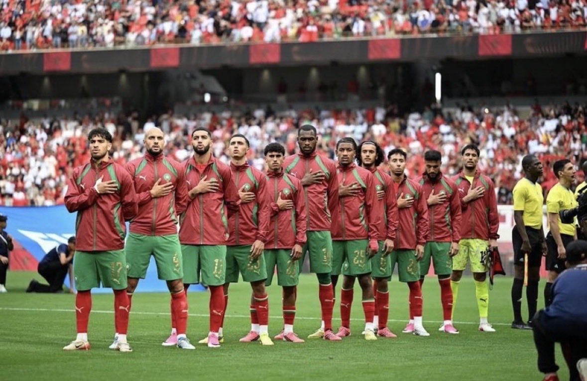 rwagan33's tweet photo. #المغرب_كندا الف مبرووك لحبايبنا المغرب فوز مستحق وبثلاثية رائعة رفعوا فيها سقف الطموح نحو كاس العالم يمضون بكل ثقة وثبات شكراً حكيمي ورفاقه ❤️طموحنا مع حبايبنا المغرب 🇲🇦 رفع كاس العالم https://t.co/GKmF6FJcFT