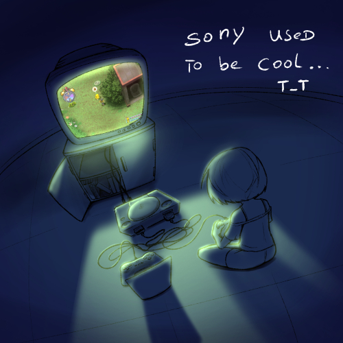 PapertoyPi's tweet photo. I remember geting a cd with a game inside it, pop the lid open, and that was it. Fun for hours, no fear of my game geting erased from an online library... Sony used to be cool... 
Digimon world wast the GOAT btw. https://t.co/FTxpkuoXus