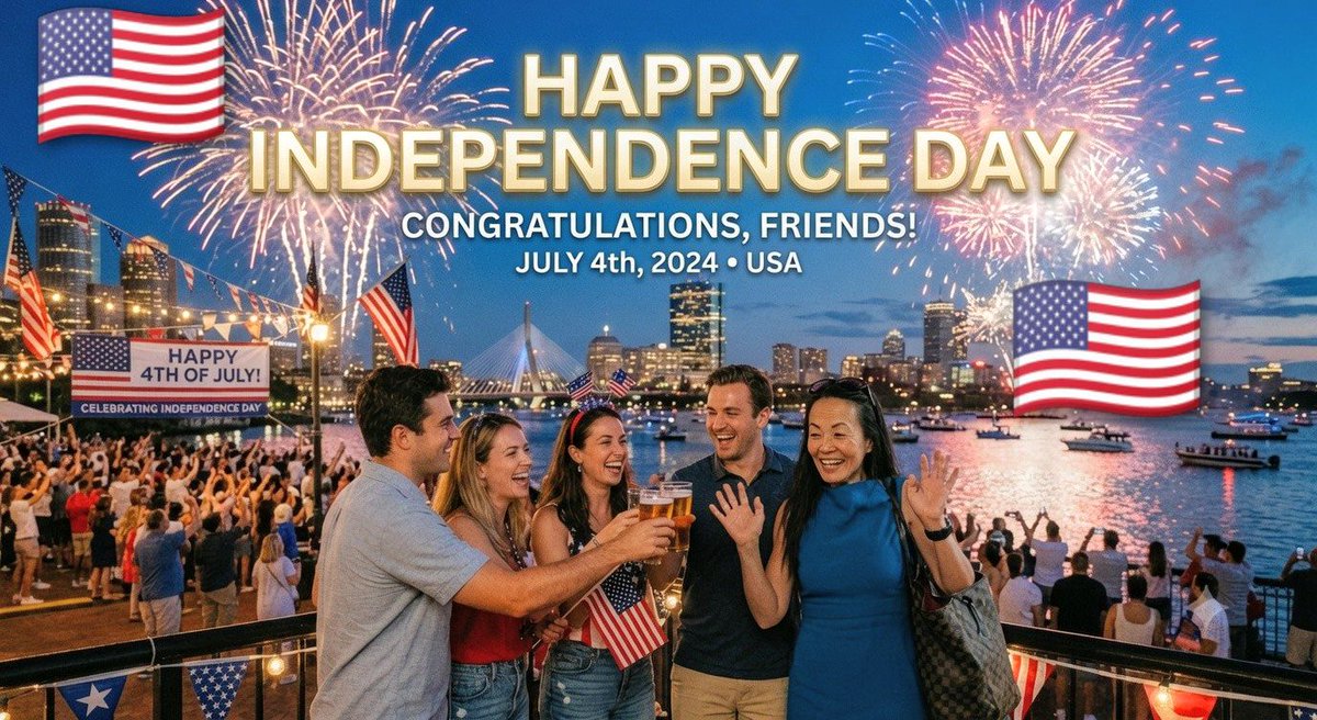 drkittyhung's tweet photo. Happy Independence Day to my American friends. Hope you are having a great time 🇺🇸🍾🥂🎊🎉🥳🩷
#USIndependenceDay https://t.co/IdSCUclwGD